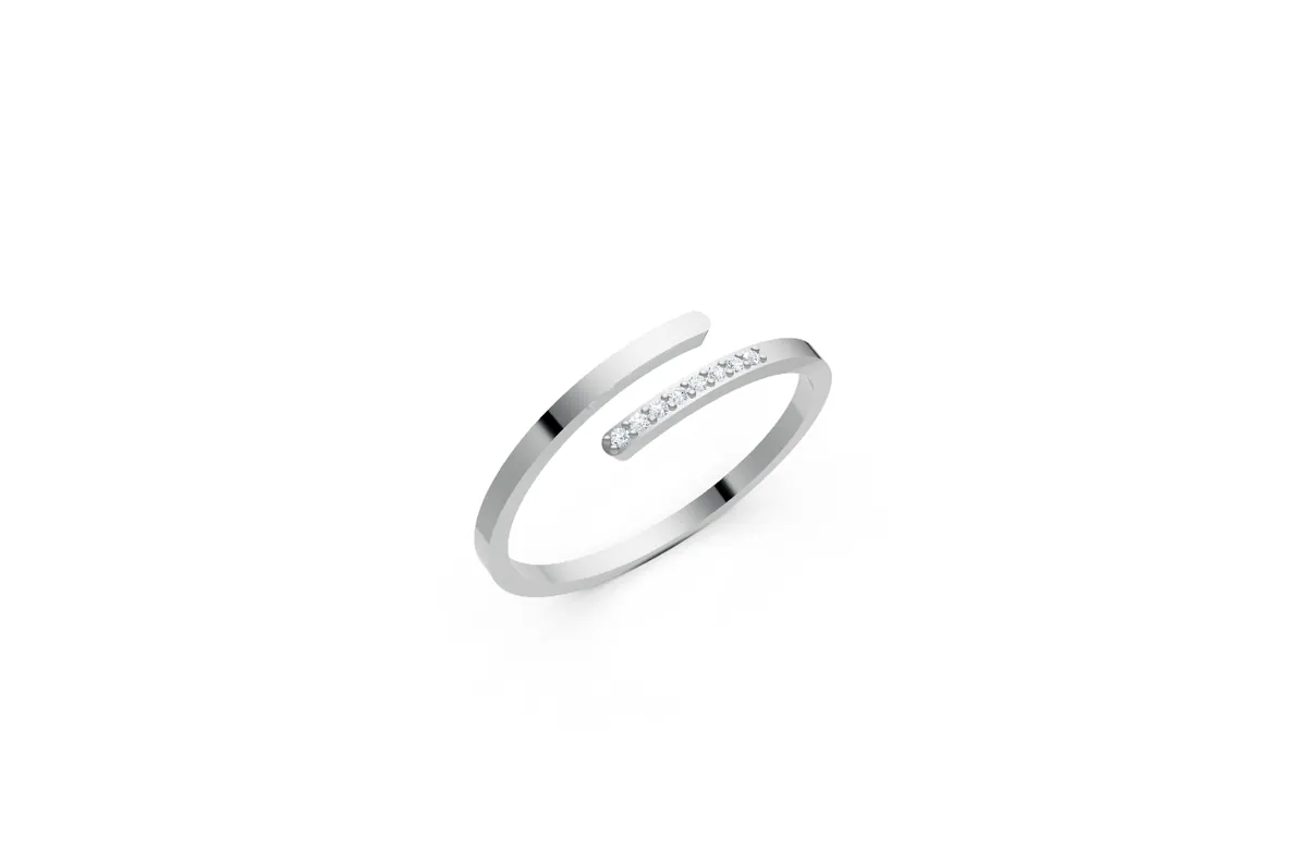 Round Diamond Ring R00803 thumbnail 3