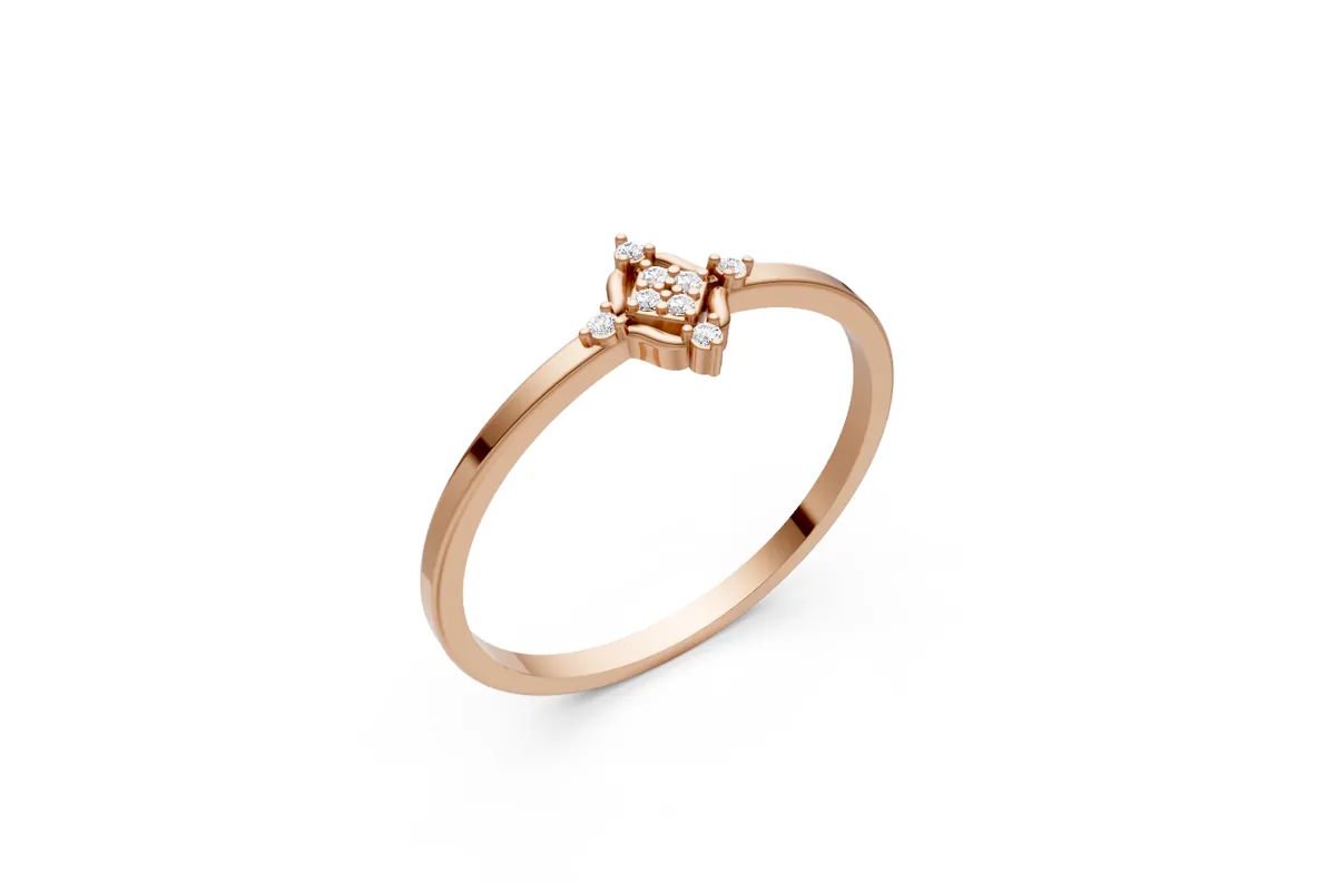 Round Diamond Ring R00804 thumbnail 3