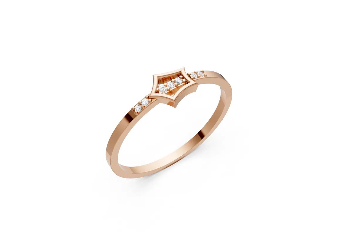 Round Diamond Ring R00805 thumbnail 3