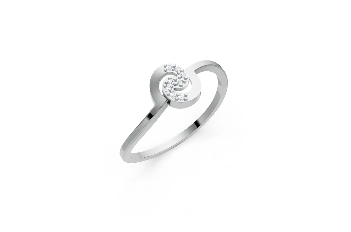 Round Diamond Ring R00807 thumbnail 2