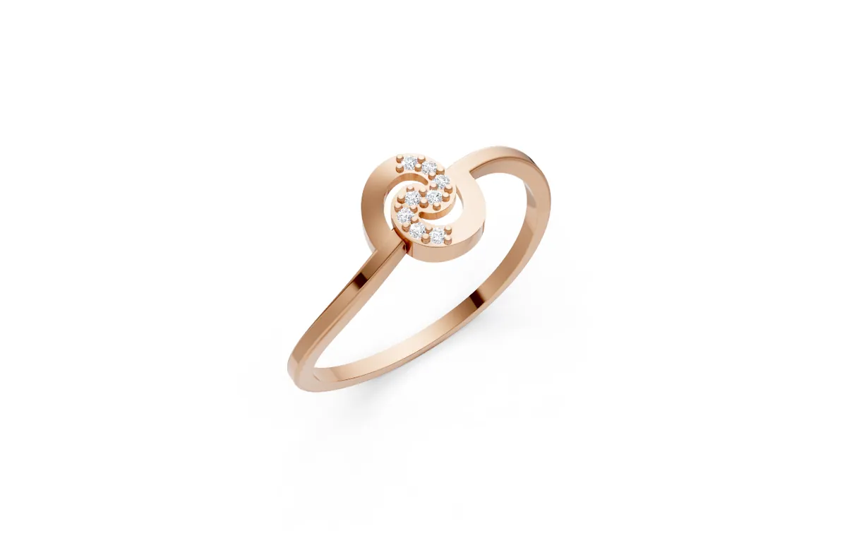 Round Diamond Ring R00807 thumbnail 3