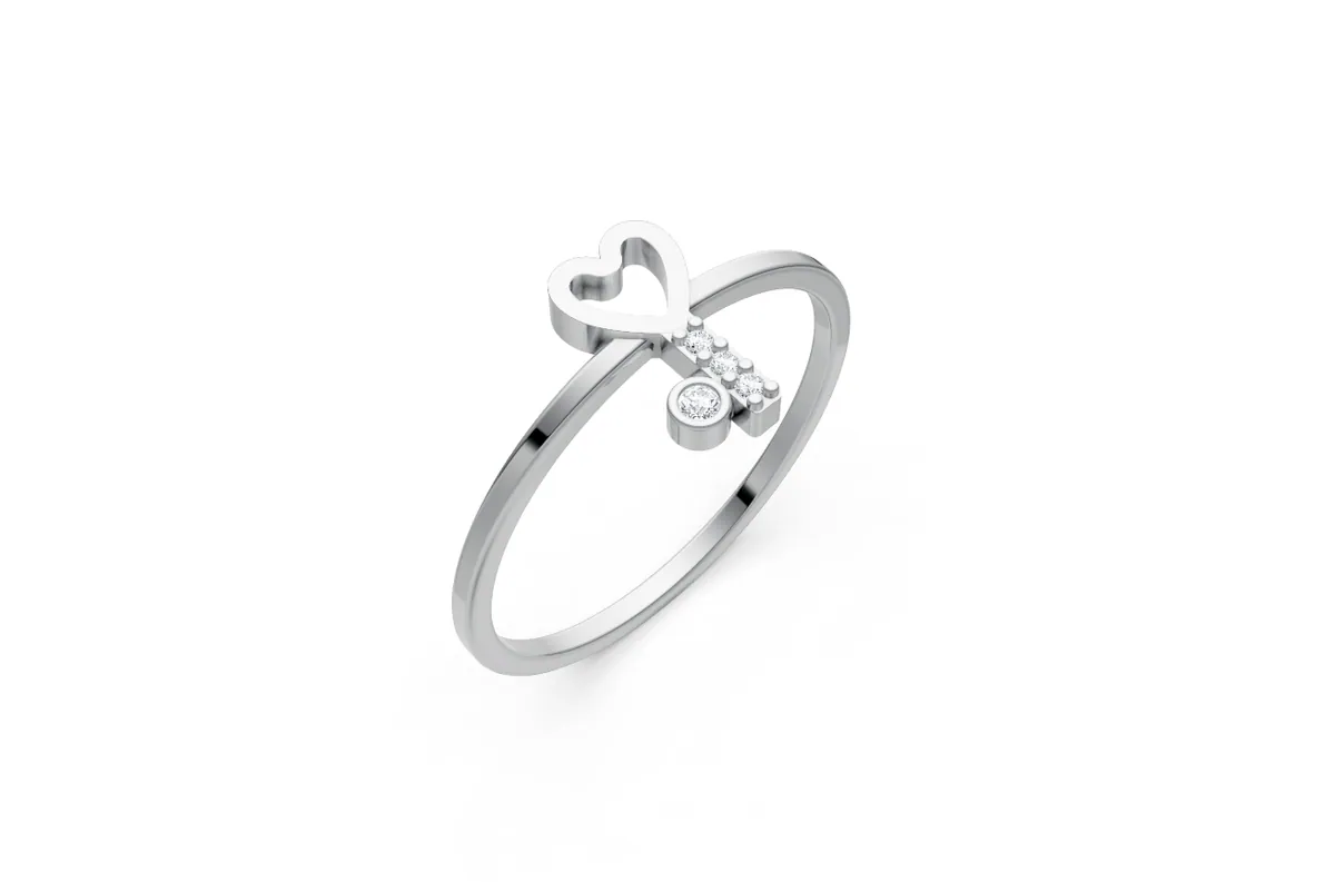 Round Diamond Ring R00809 thumbnail 3
