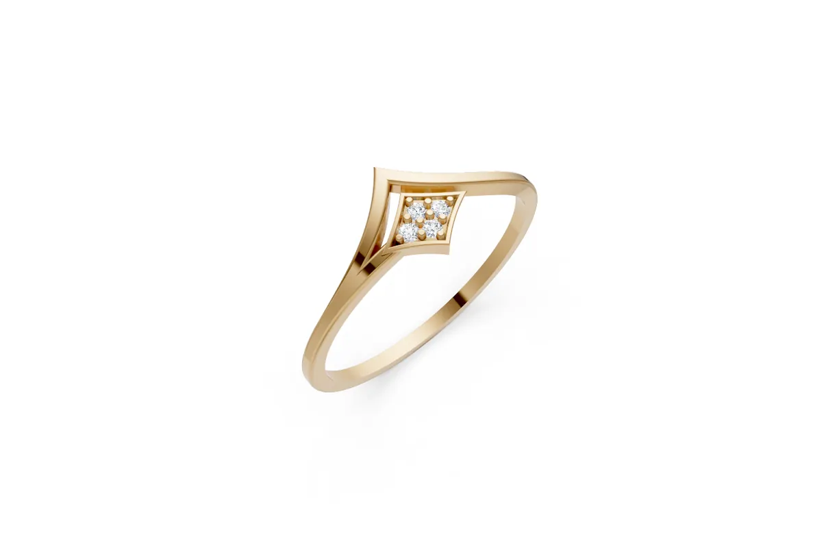 Round Diamond Ring R00810 thumbnail 2