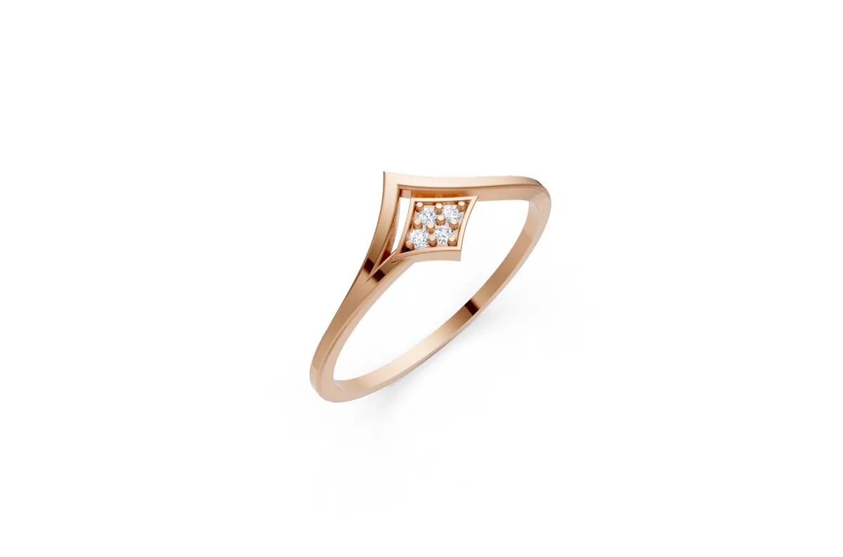 Round Diamond Ring R00810 thumbnail 3