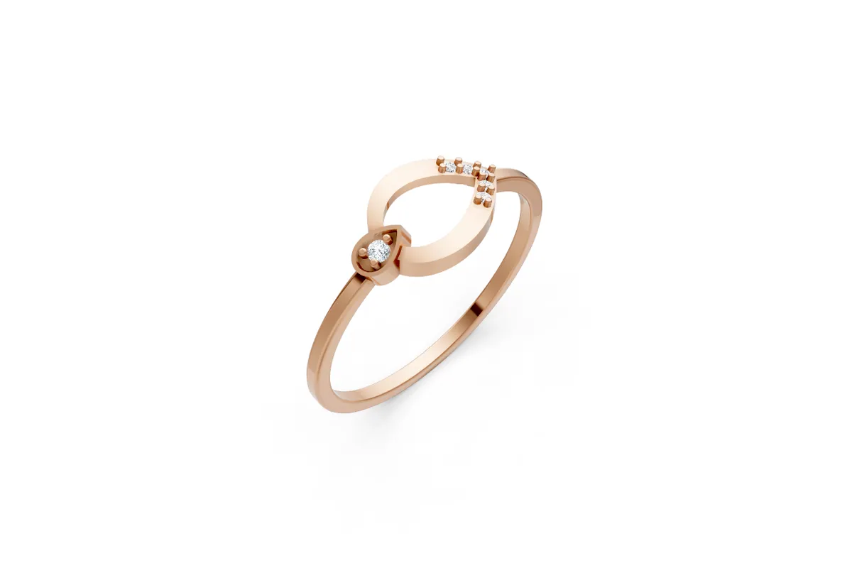 Round Diamond Ring R00811 thumbnail 3