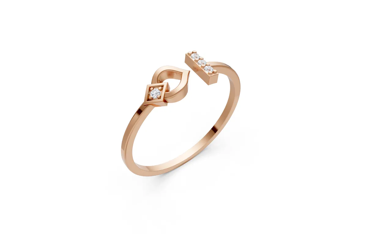 Round Diamond Ring R00812 thumbnail 3