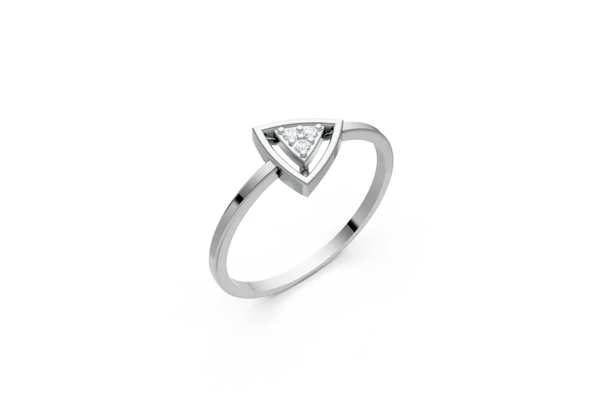 Round Diamond Ring R00813 thumbnail 2