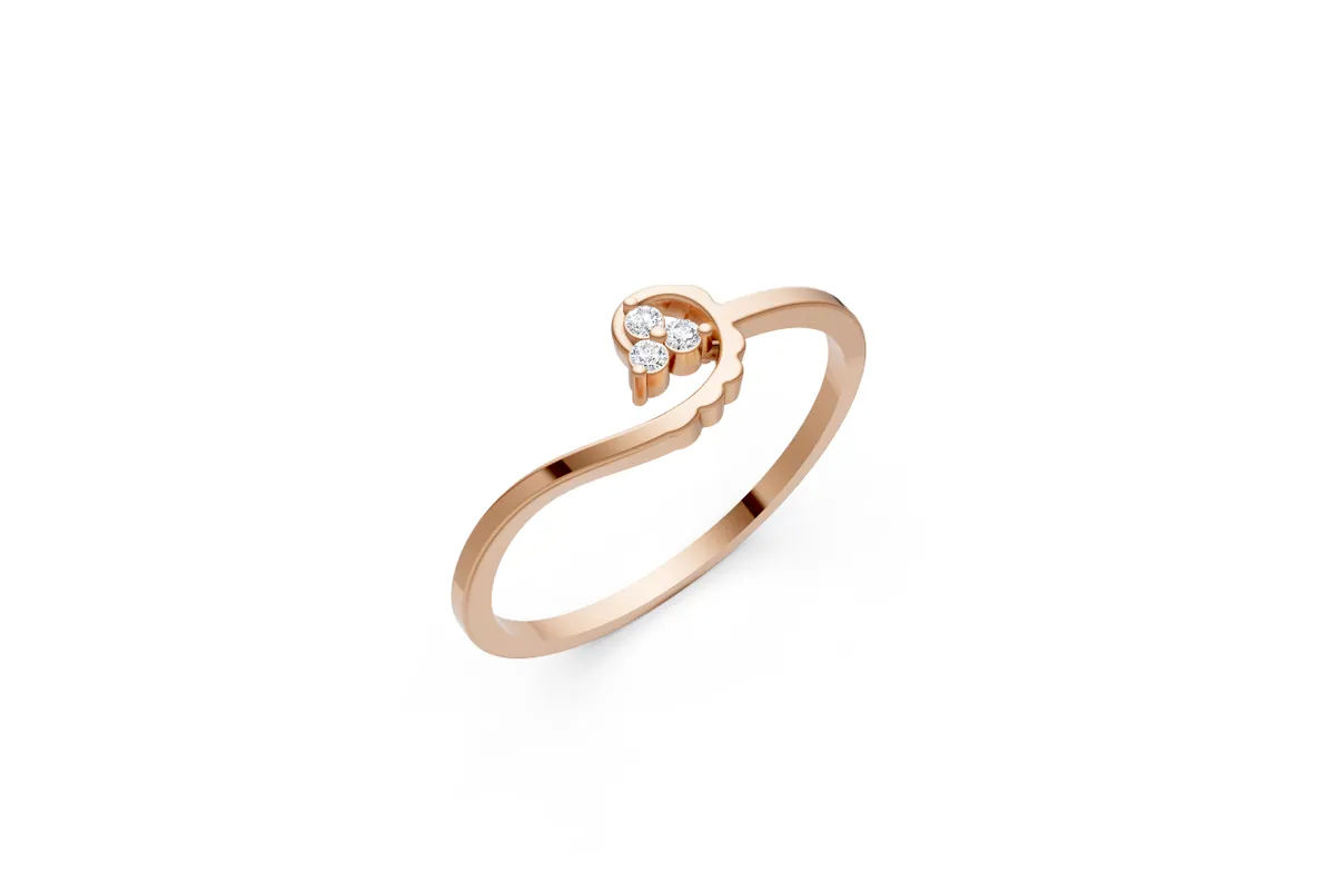 Round Diamond Ring R00814 thumbnail 3