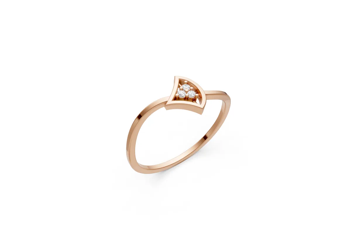 Round Diamond Ring R00815 thumbnail 3