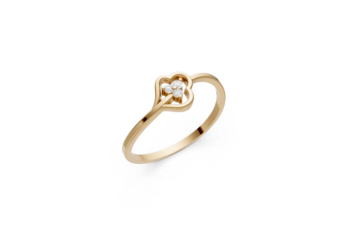 Round Diamond Ring R00817 thumbnail 2