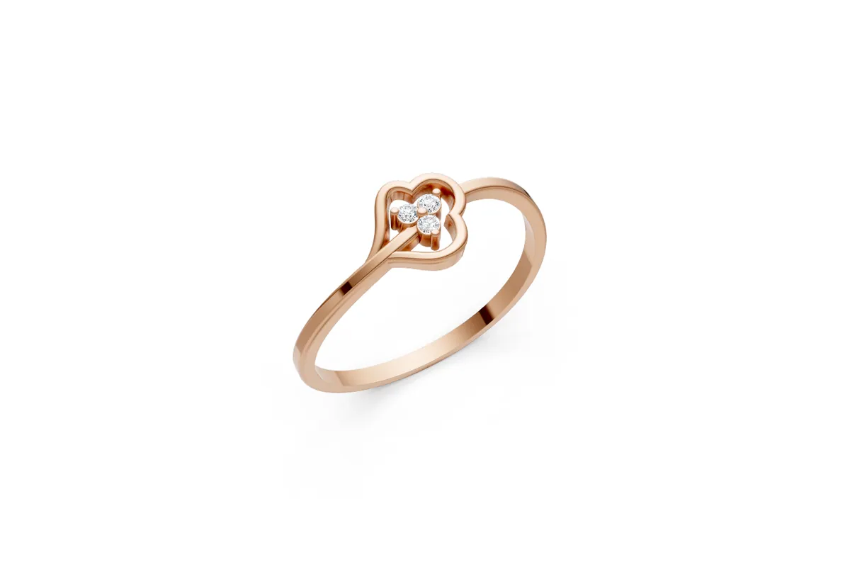 Round Diamond Ring R00817 thumbnail 3