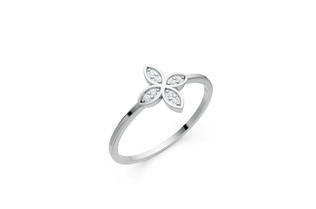 Round Diamond Ring R00818 thumbnail 2