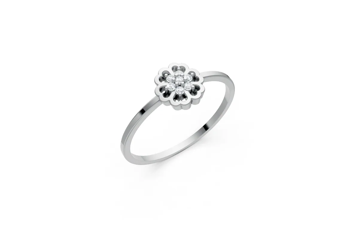 Round Diamond Ring R00820 thumbnail 2