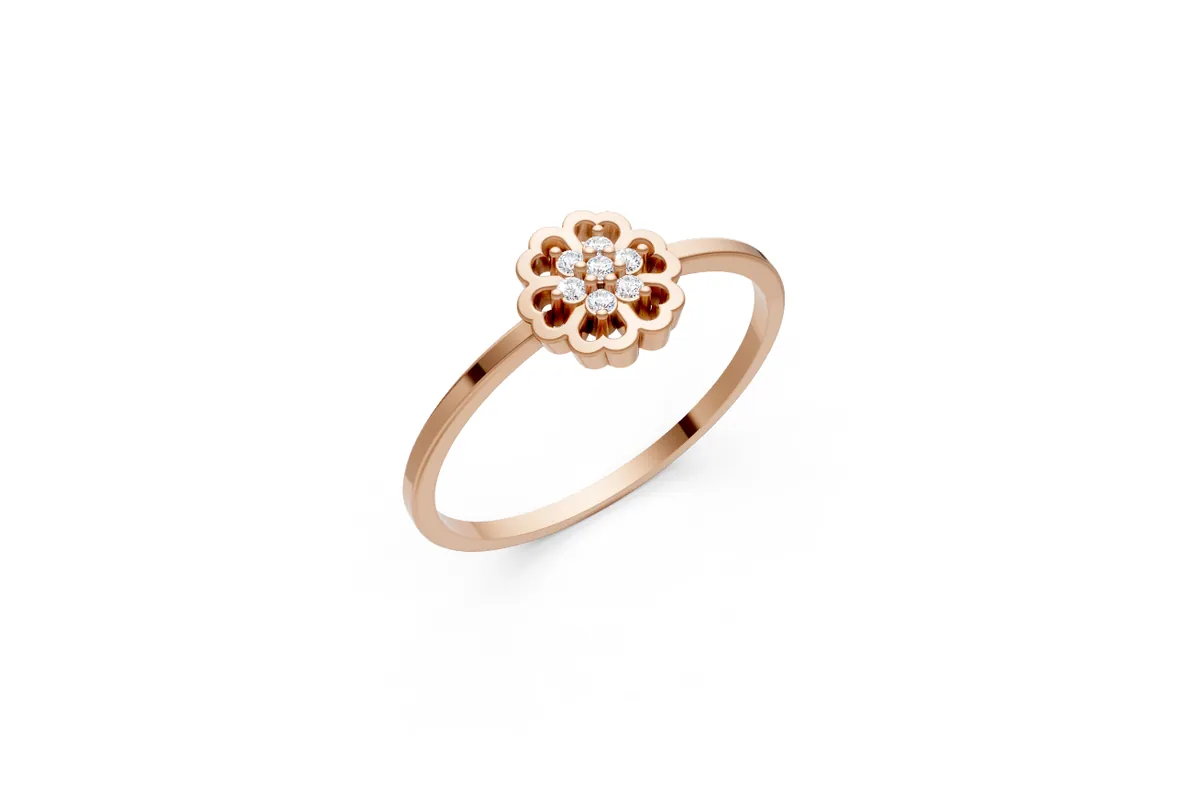 Round Diamond Ring R00820 thumbnail 3