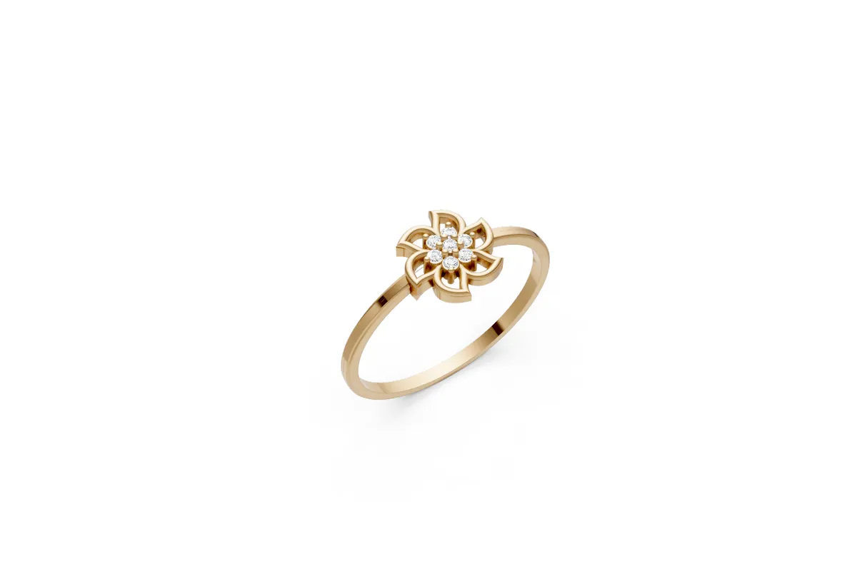 Round Diamond Ring R00824 thumbnail 2