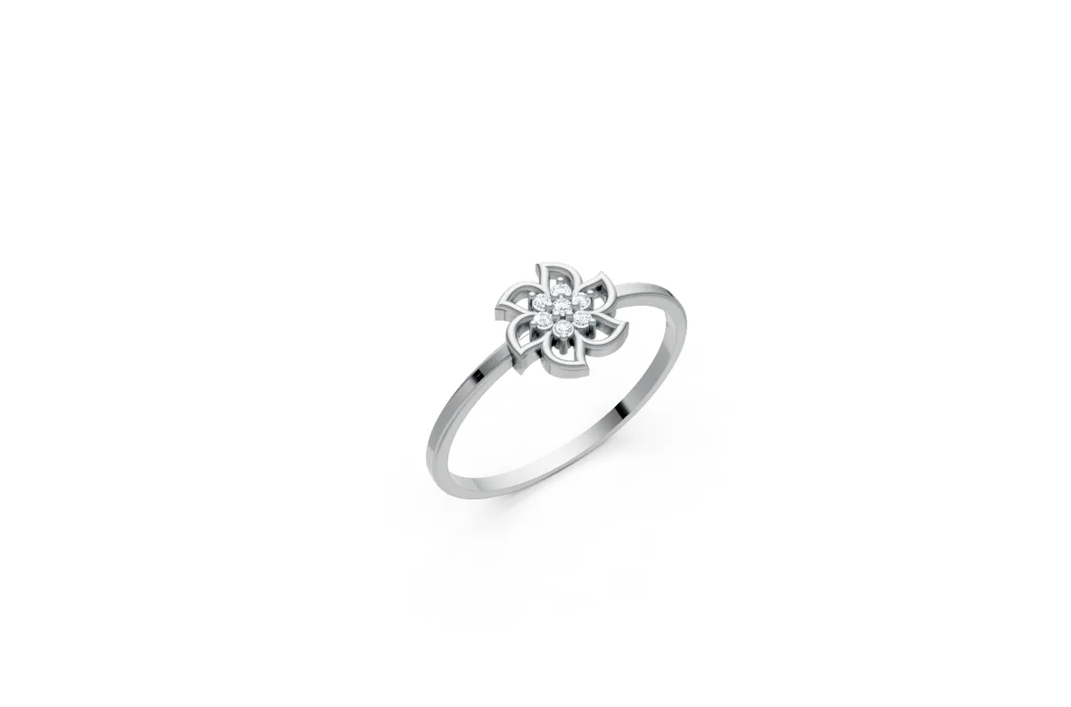 Round Diamond Ring R00824 thumbnail 3