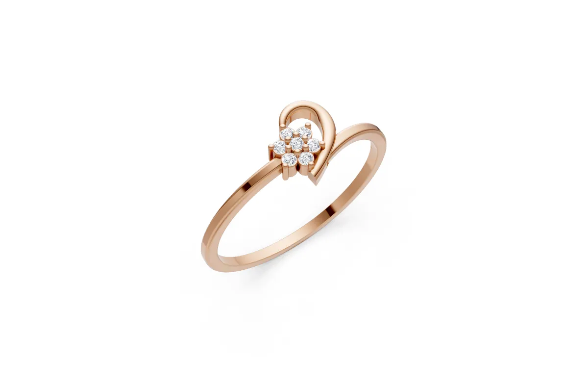 Round Diamond Ring R00826 thumbnail 3