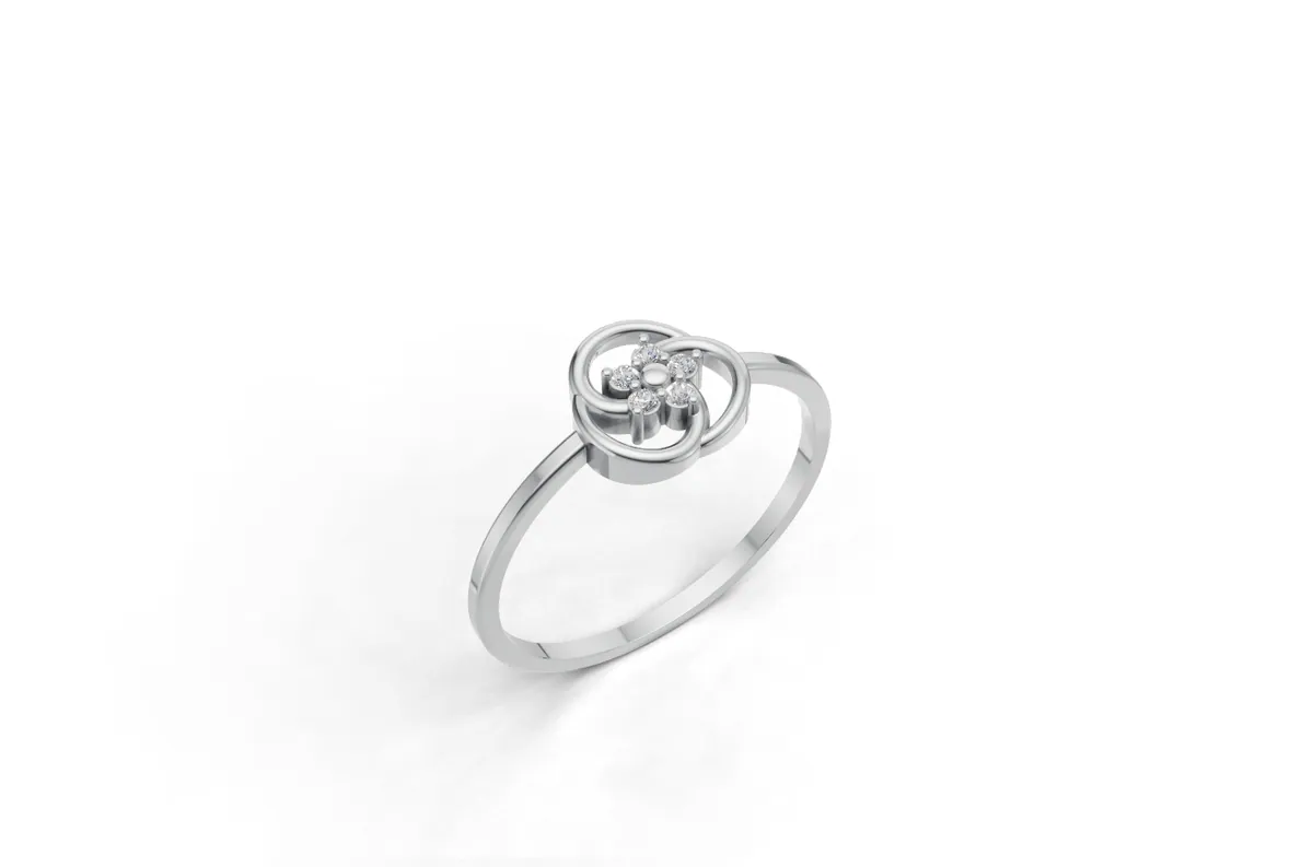 Round Diamond Ring R00829 thumbnail 3