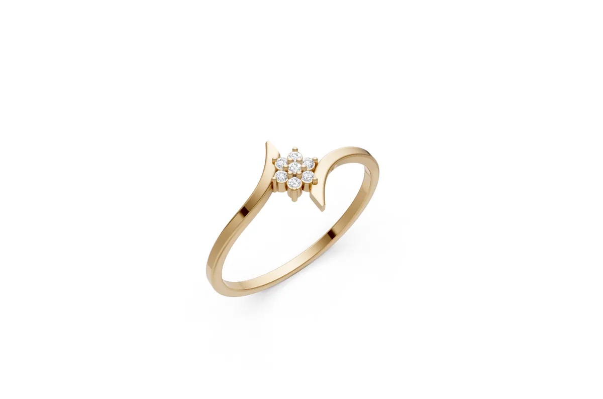 Round Diamond Ring R00830 thumbnail 2