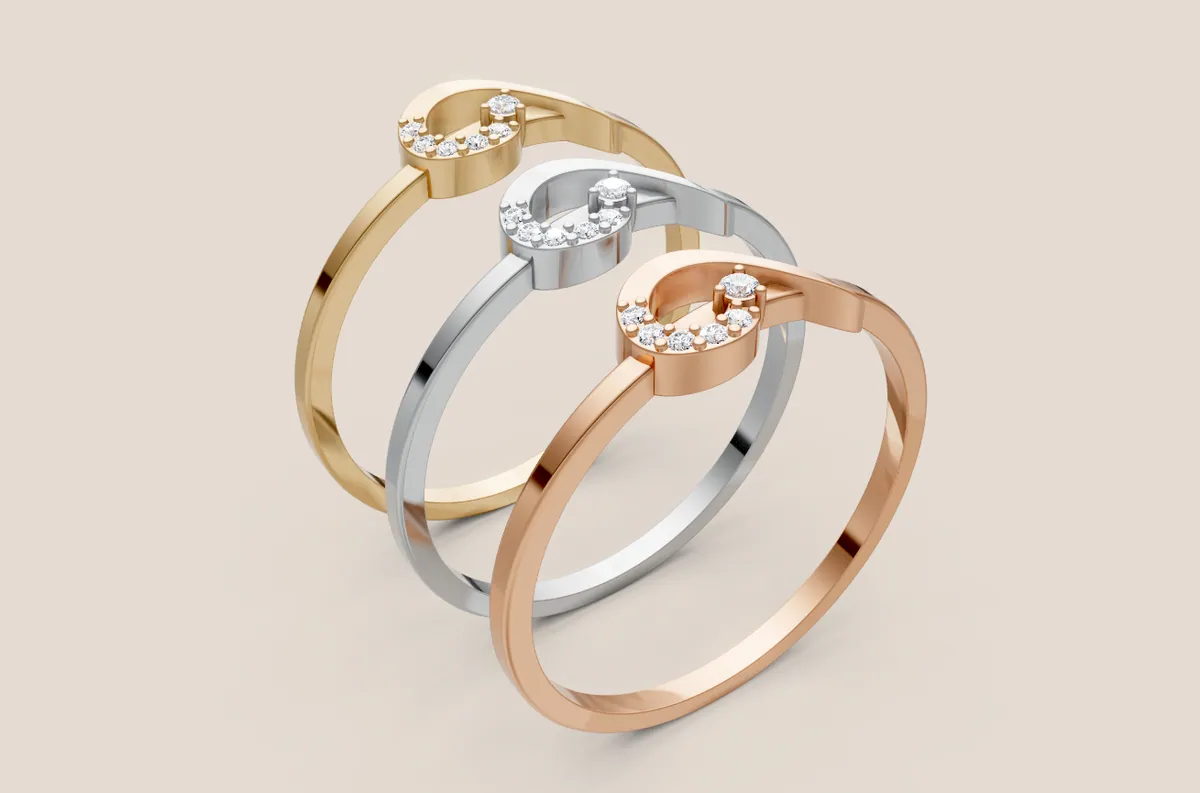 Round Diamond Ring R00831 thumbnail 2