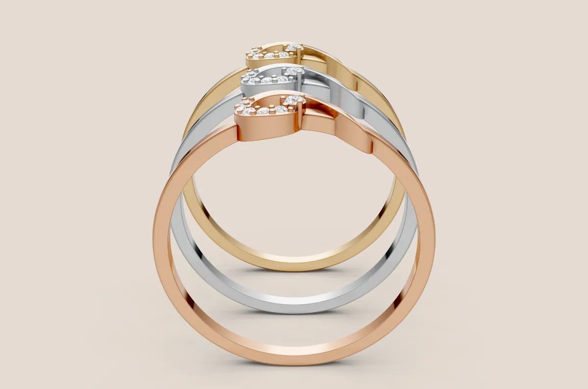 Round Diamond Ring R00831 thumbnail 3