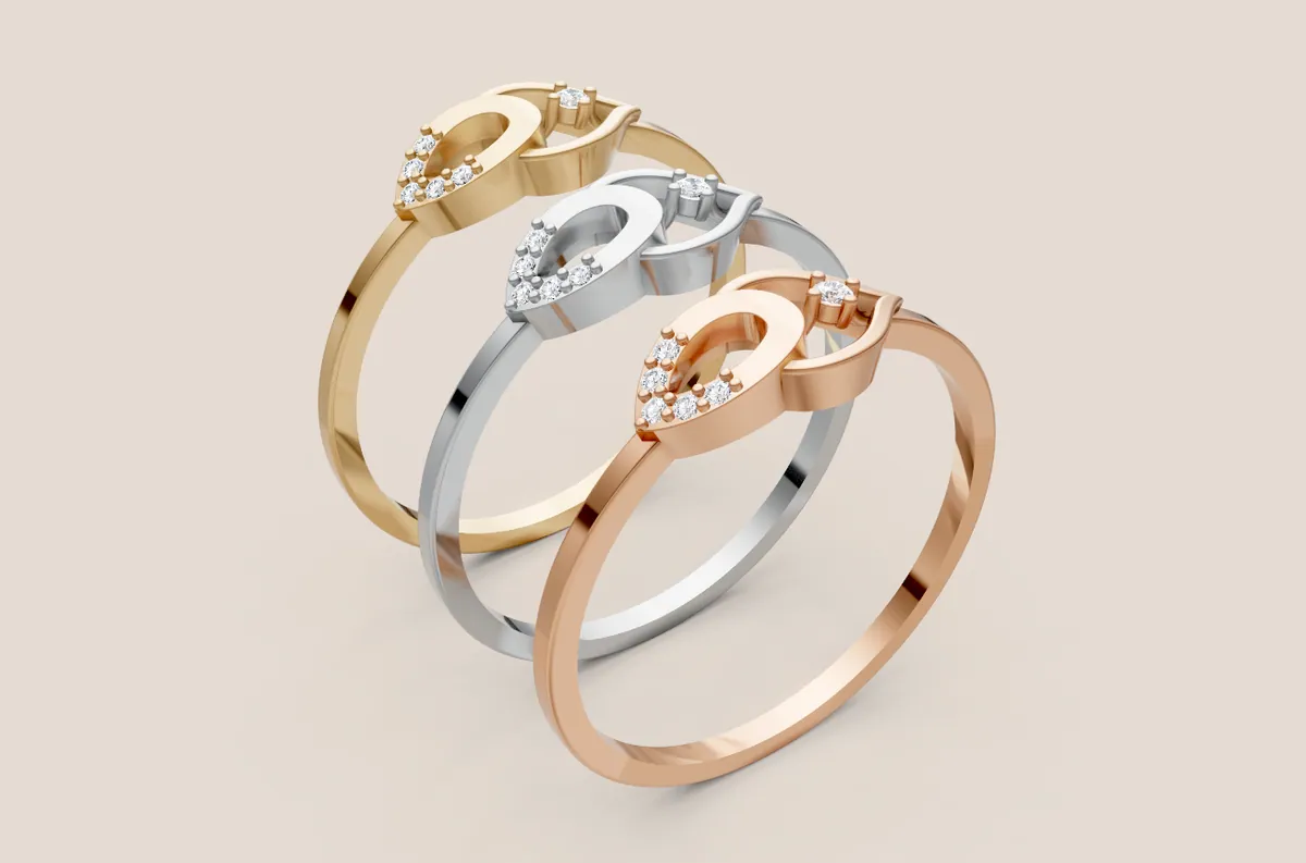Round Diamond Ring R00832 thumbnail 3