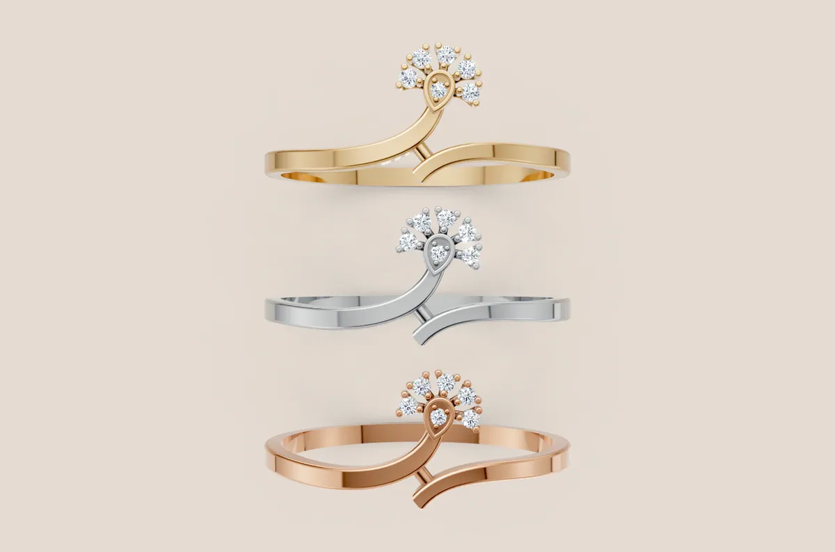 Round Diamond Ring R00833 thumbnail 3