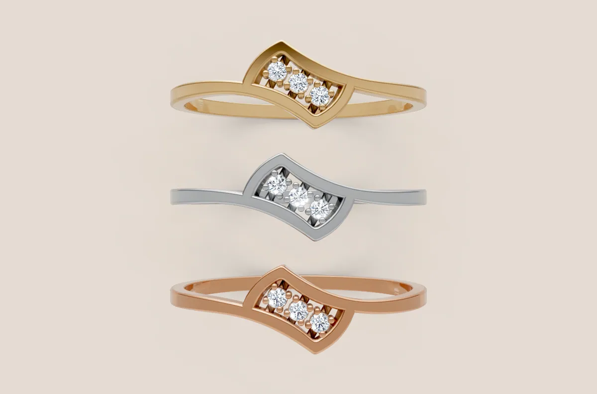 Round Diamond Ring R00834 thumbnail 3