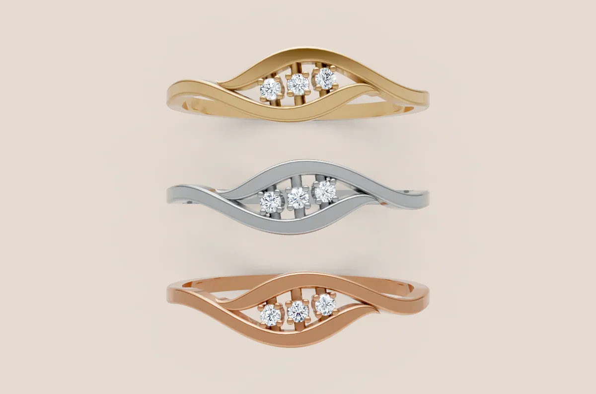 Round Diamond Ring R00835 thumbnail 3