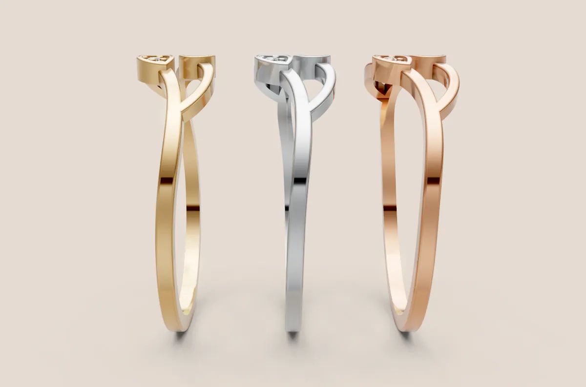 Round Diamond Ring R00837 thumbnail 2