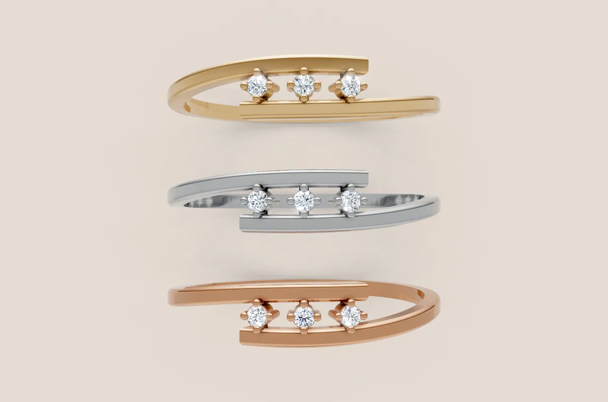 Round Diamond Ring R00843 thumbnail 3