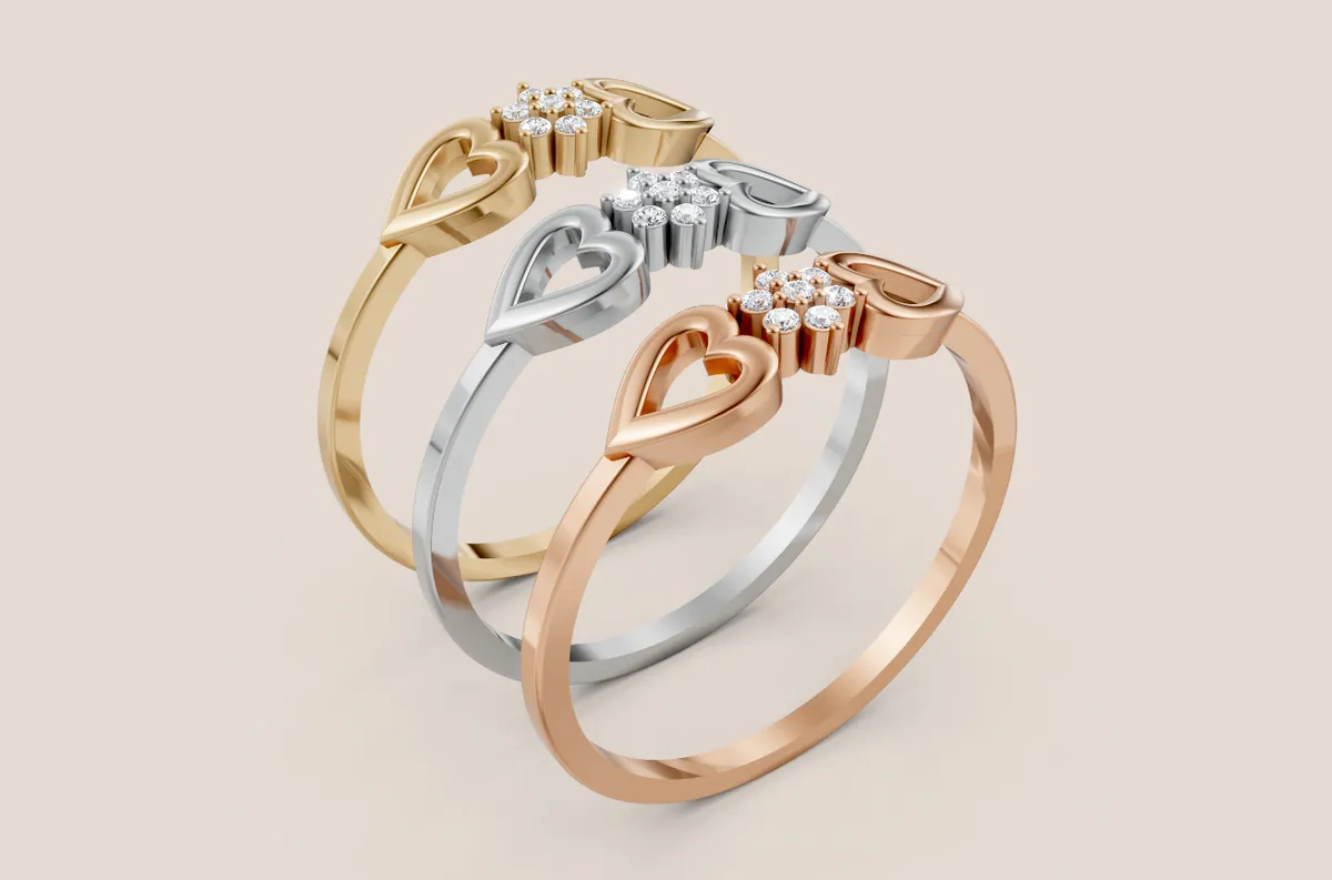 Round Diamond Ring R00844 — view 1