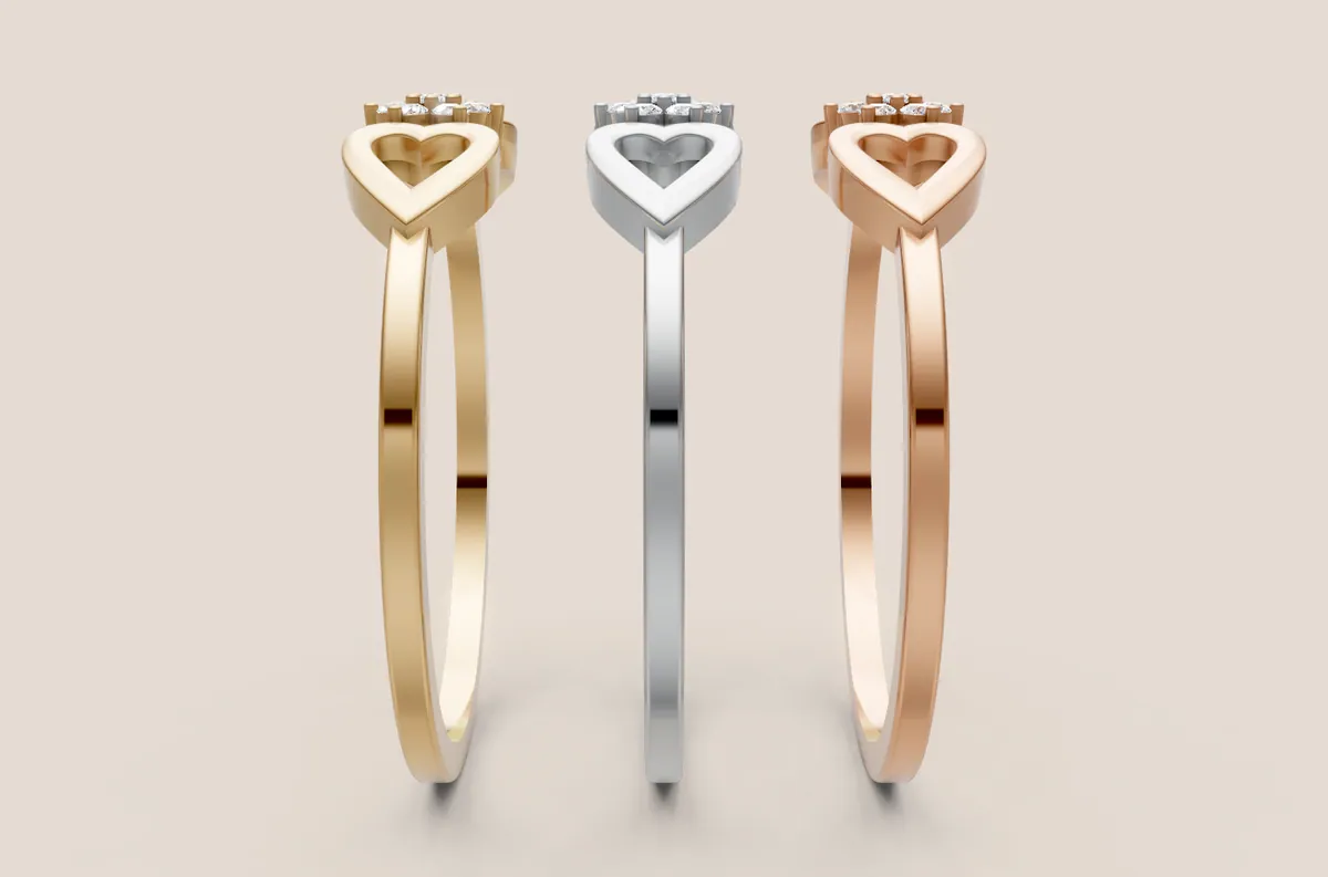 Round Diamond Ring R00844 thumbnail 2