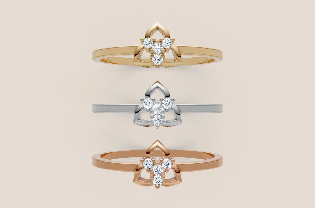 Round Diamond Ring R00845 thumbnail 3