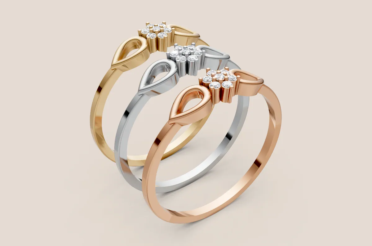 Round Diamond Ring R00846 — view 1