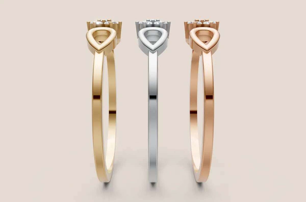 Round Diamond Ring R00846 thumbnail 2