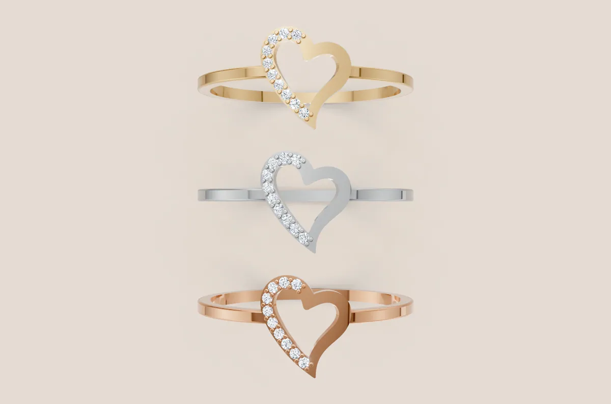 Round Diamond Ring R00847 thumbnail 3