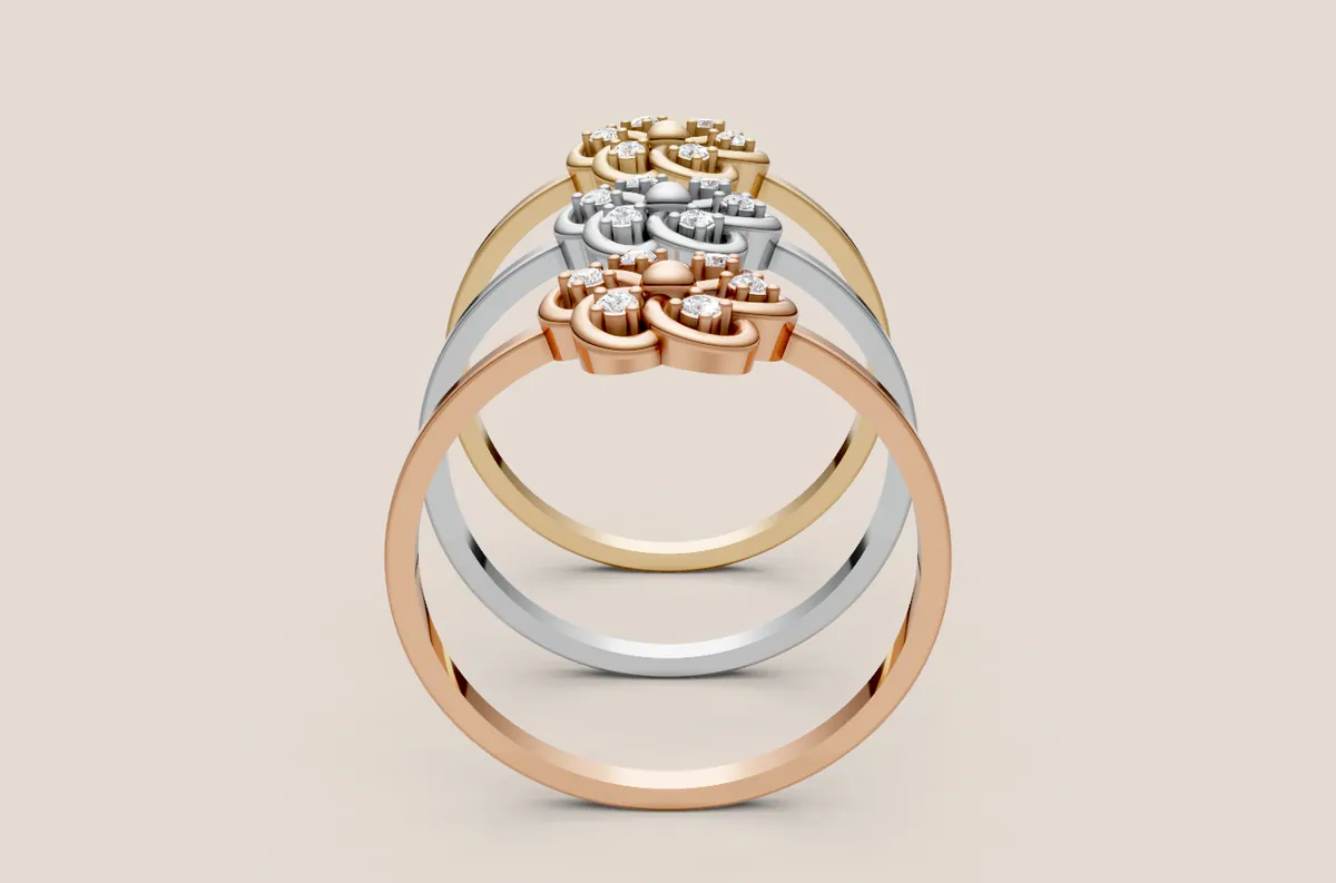 Round Diamond Ring R00848 thumbnail 2