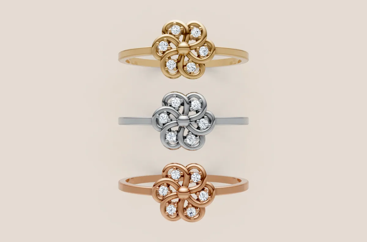 Round Diamond Ring R00848 thumbnail 3