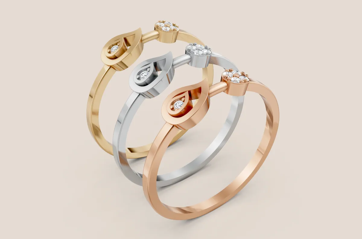 Round Diamond Ring R00849 — view 1