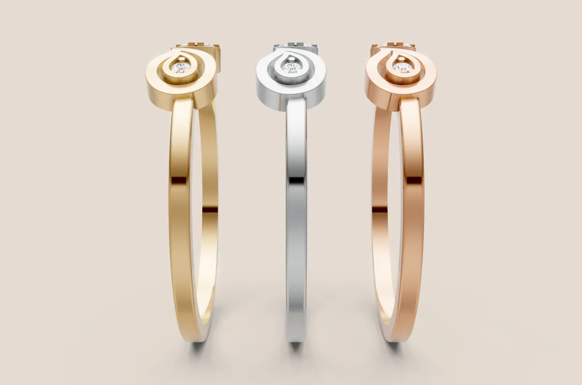 Round Diamond Ring R00849 thumbnail 2