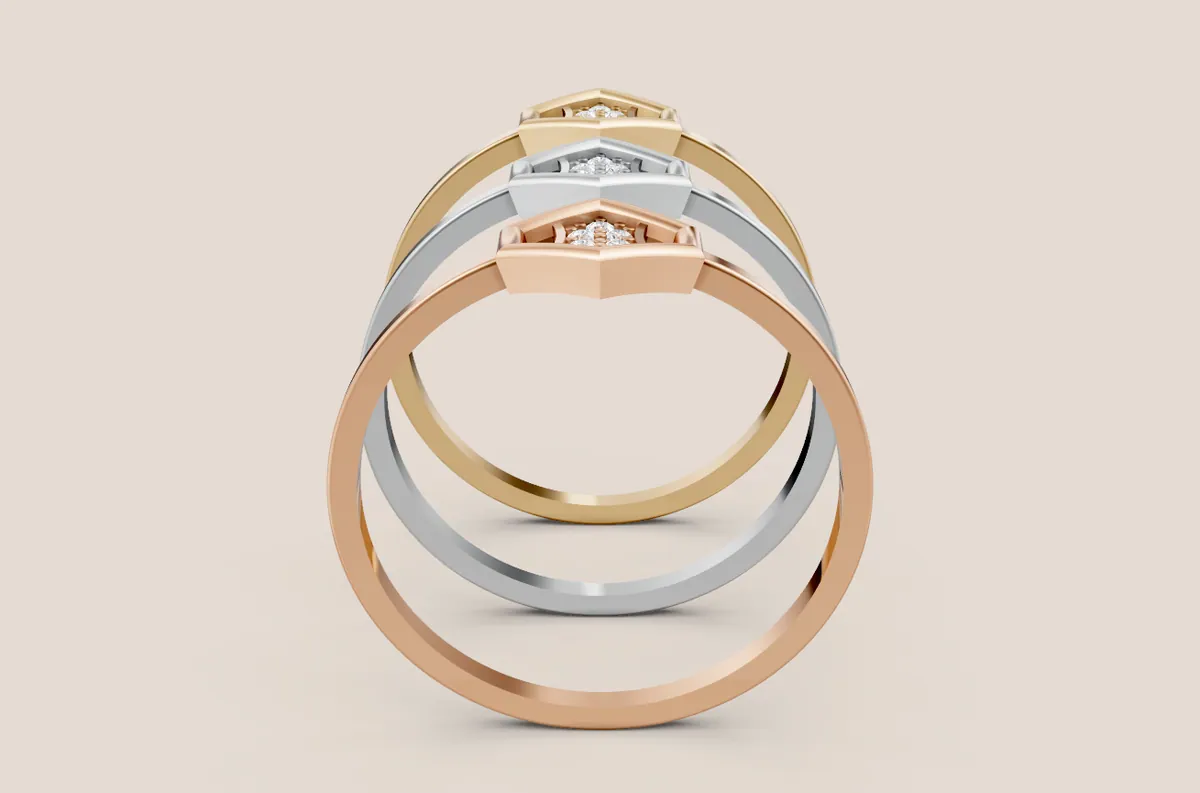 Round Diamond Ring R00851 thumbnail 2