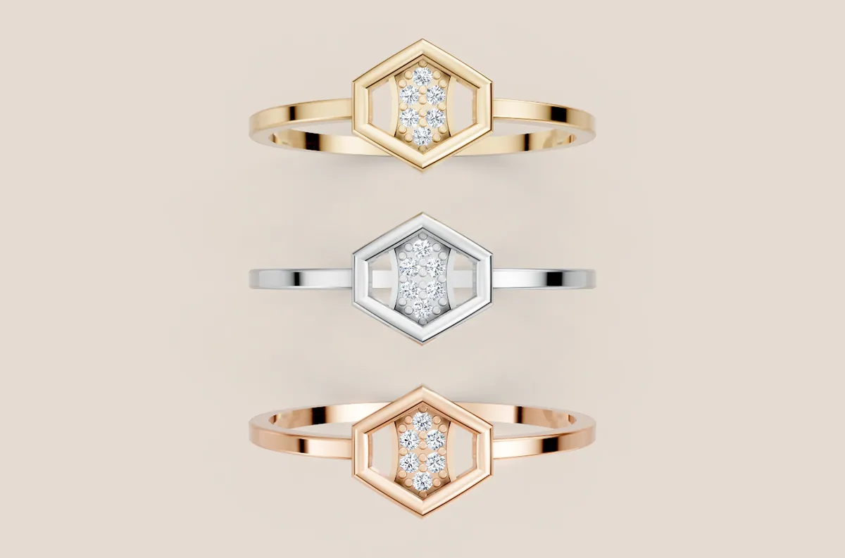 Round Diamond Ring R00851 thumbnail 3