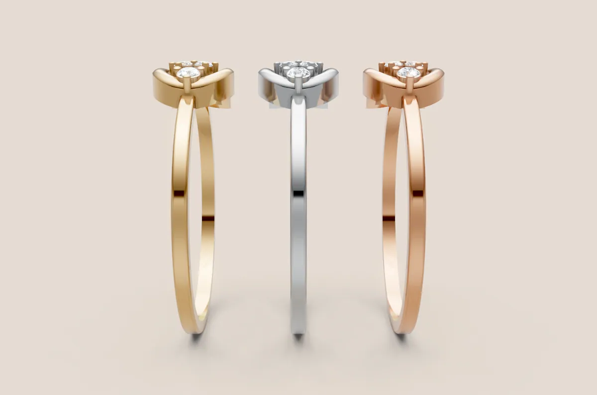 Round Diamond Ring R00852 thumbnail 2