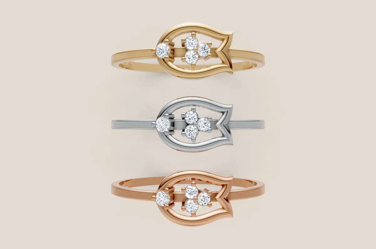 Round Diamond Ring R00852 thumbnail 3
