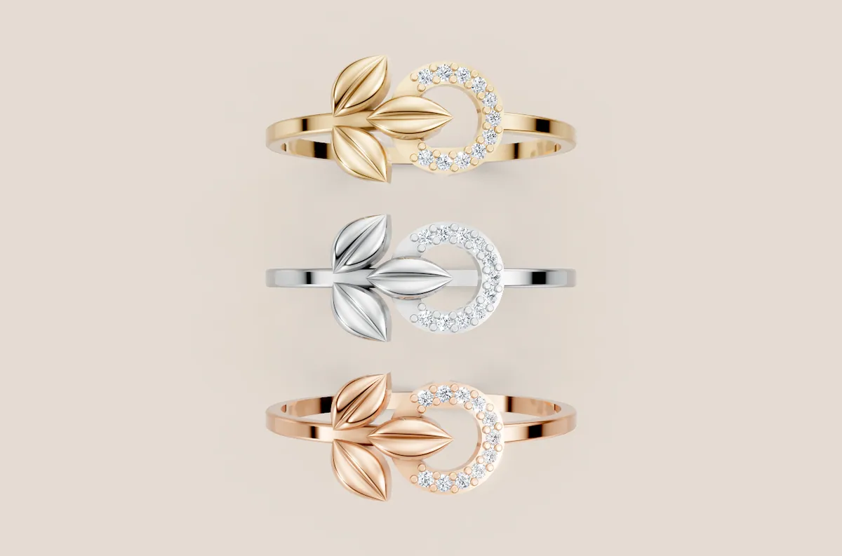 Round Diamond Ring R00854 thumbnail 3