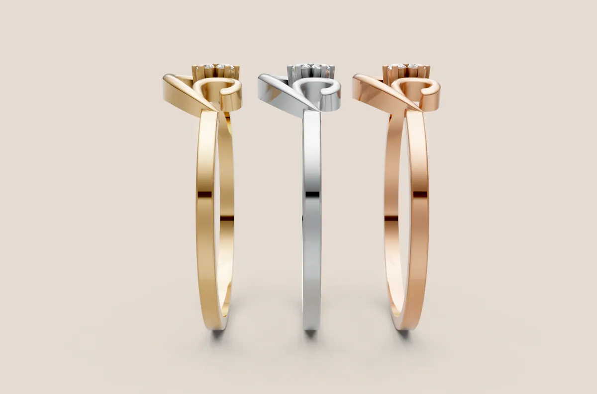 Round Diamond Ring R00856 thumbnail 2