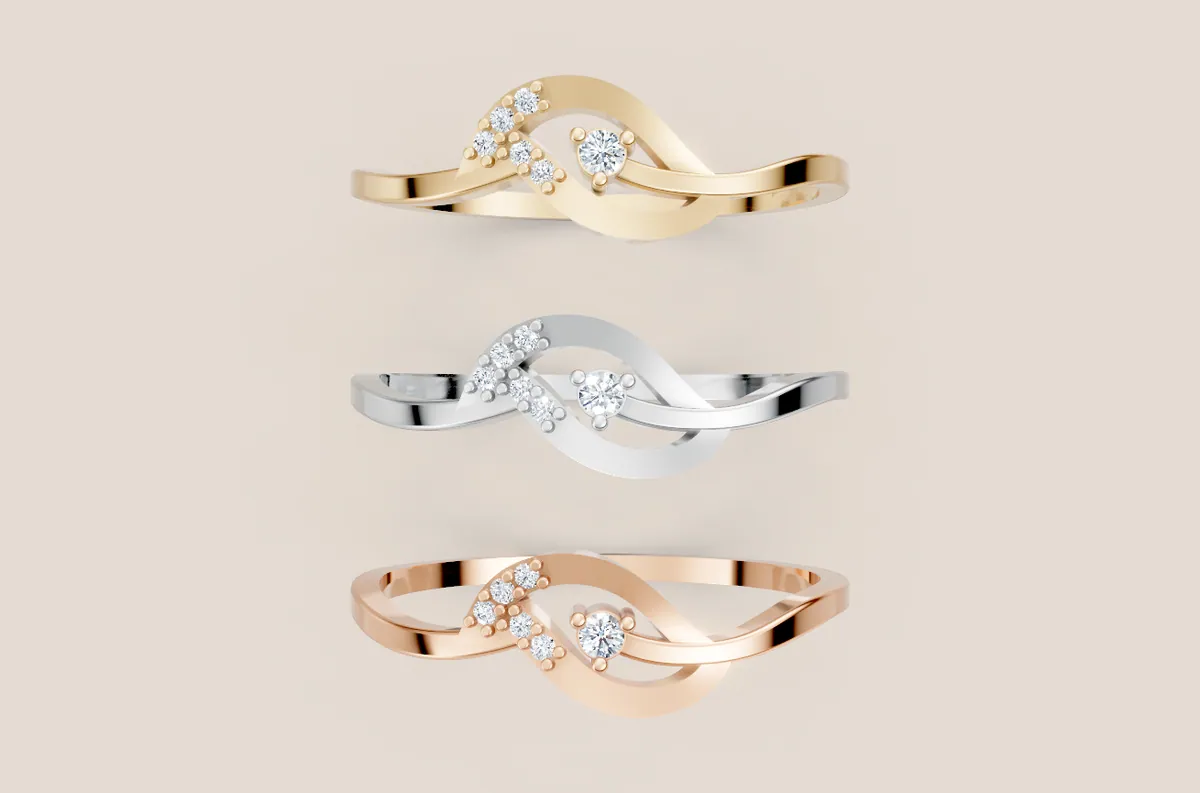 Round Diamond Ring R00858 thumbnail 3