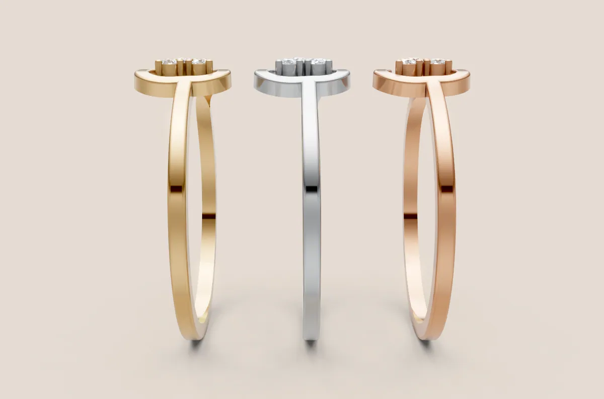 Round Diamond Ring R00860 thumbnail 2