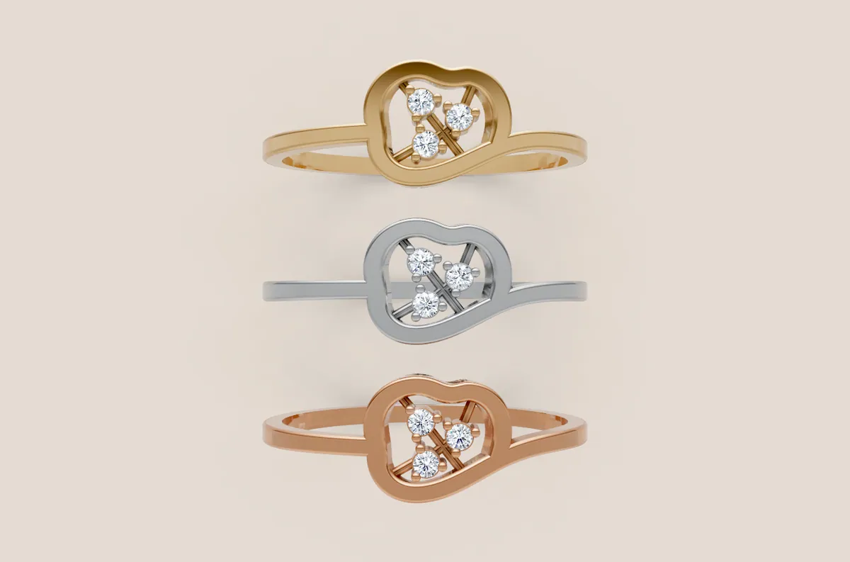 Round Diamond Ring R00860 thumbnail 3